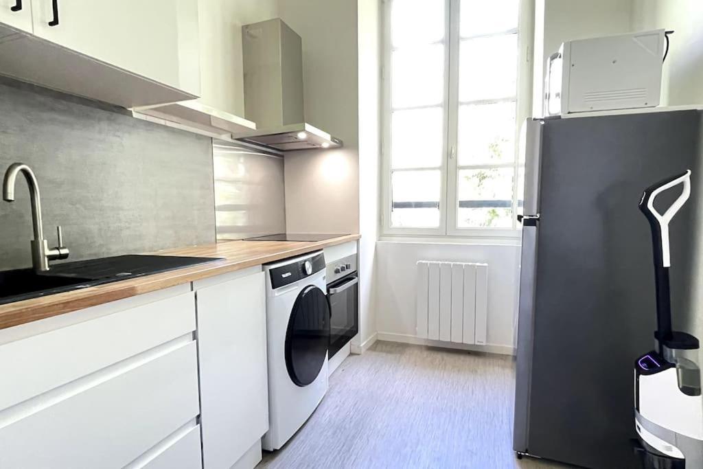 Le Manoir Mermoz : Appartement T2 Tout Equipe 雷恩 外观 照片